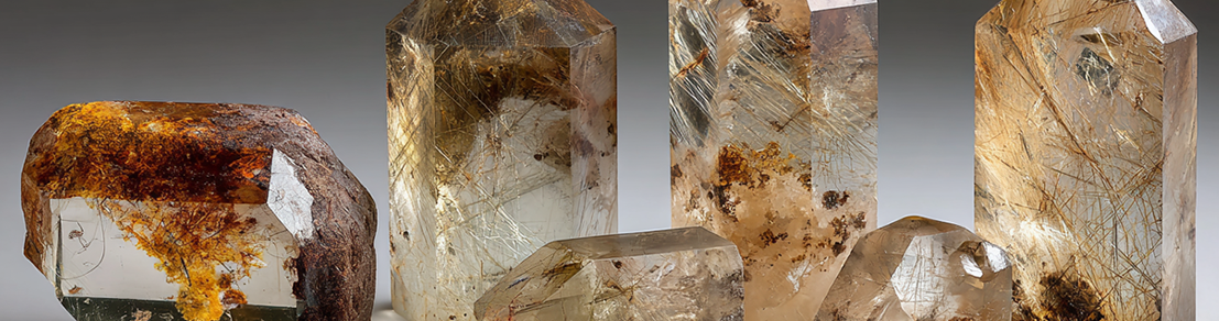 Rutilated Quartz Crystal Bracelet
