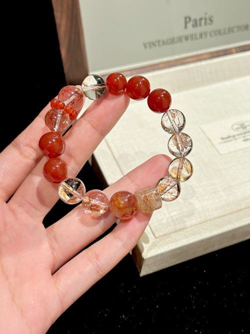 Amber Flame | Carnelian & Citrine Bracelet