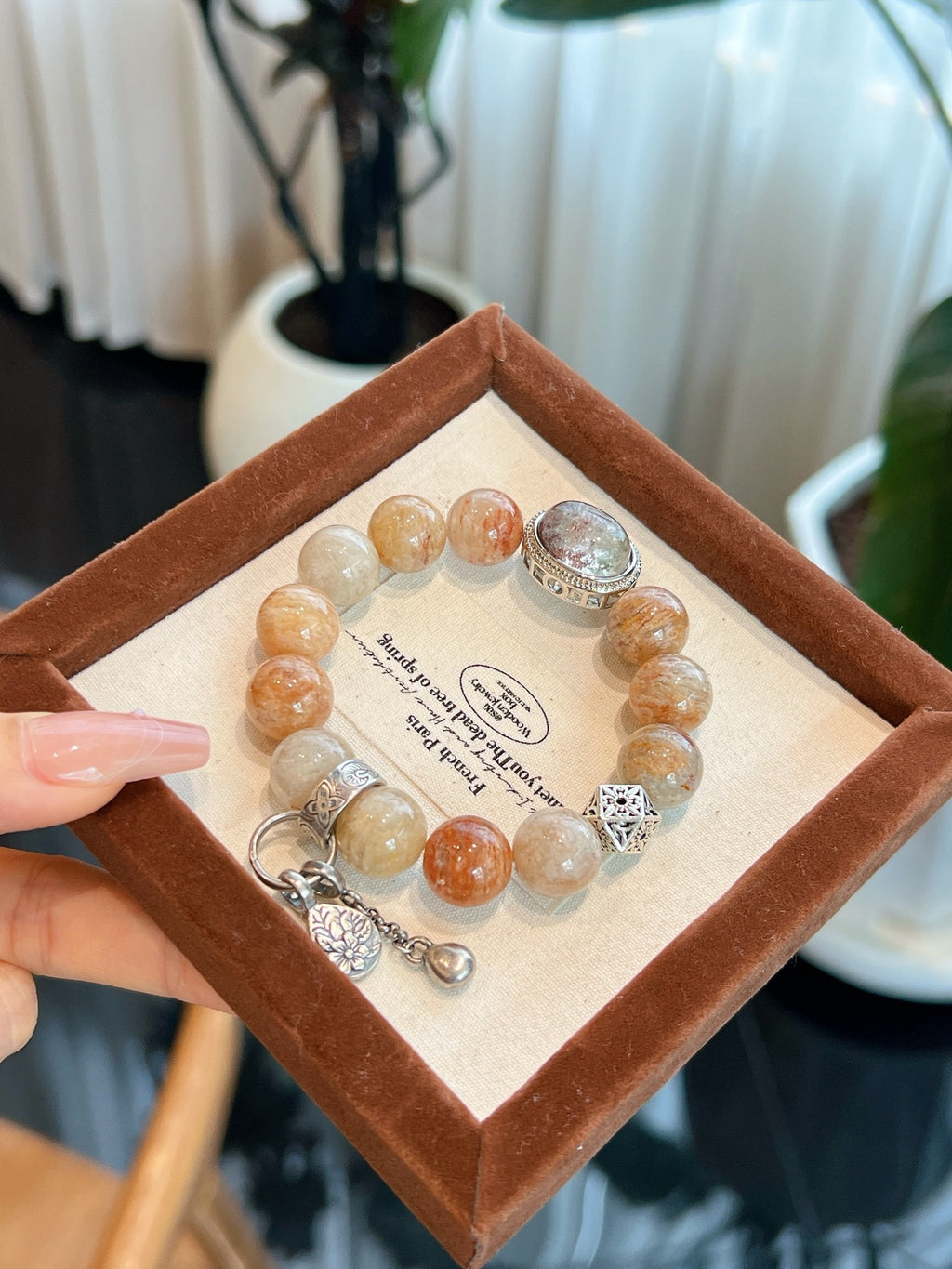 Miracle Planet | Sunstone & Quartz Bracelet