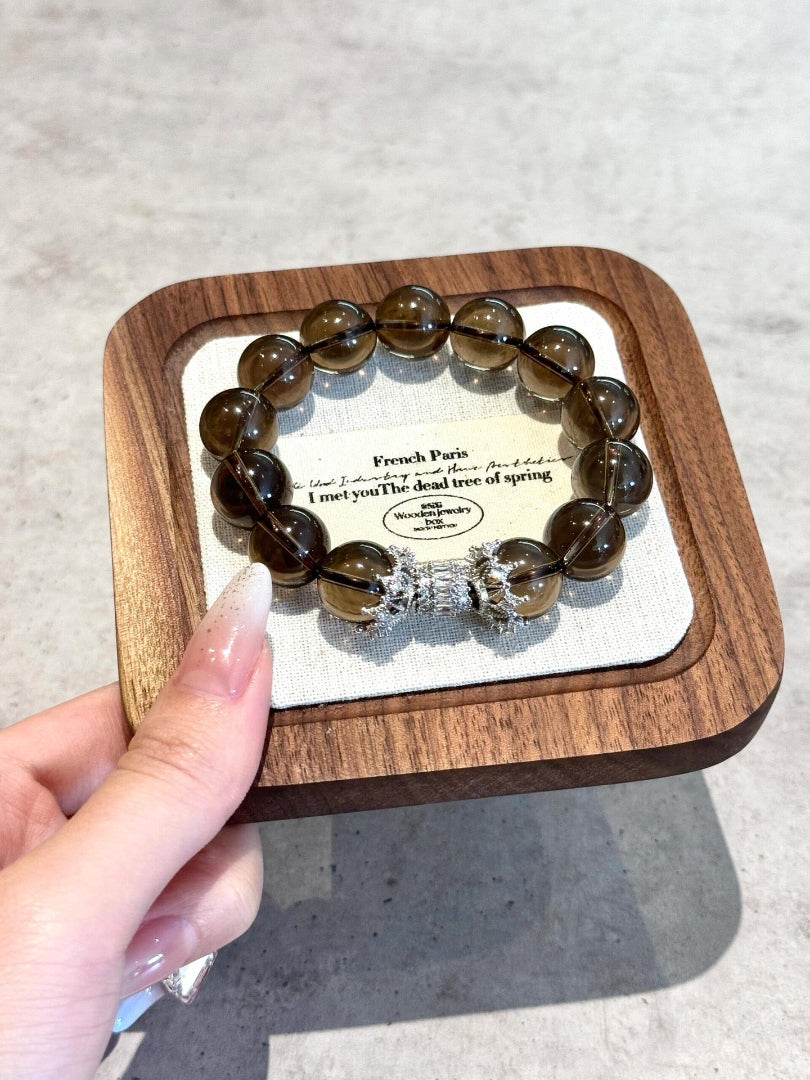 Handmade Smoky Quartz Bracelet | Classic Edition