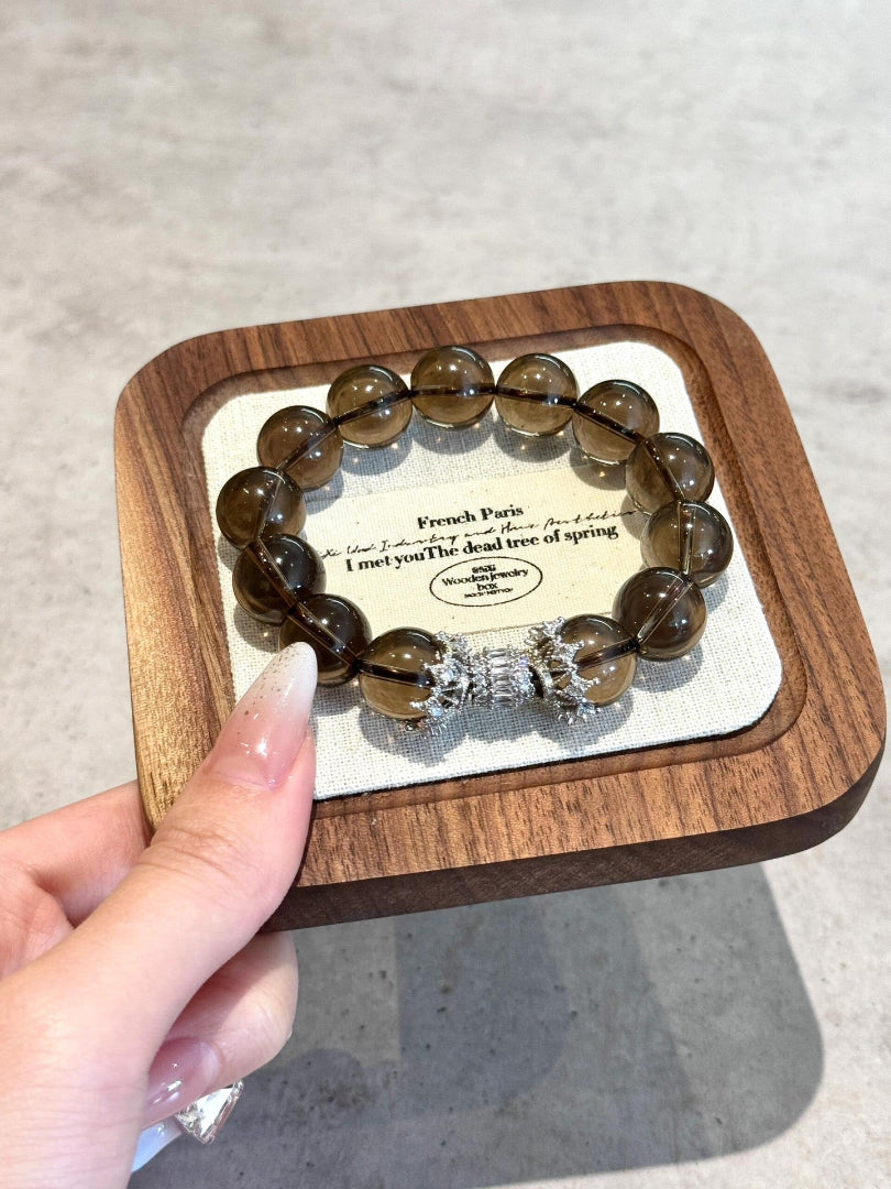 Handmade Smoky Quartz Bracelet | Classic Edition