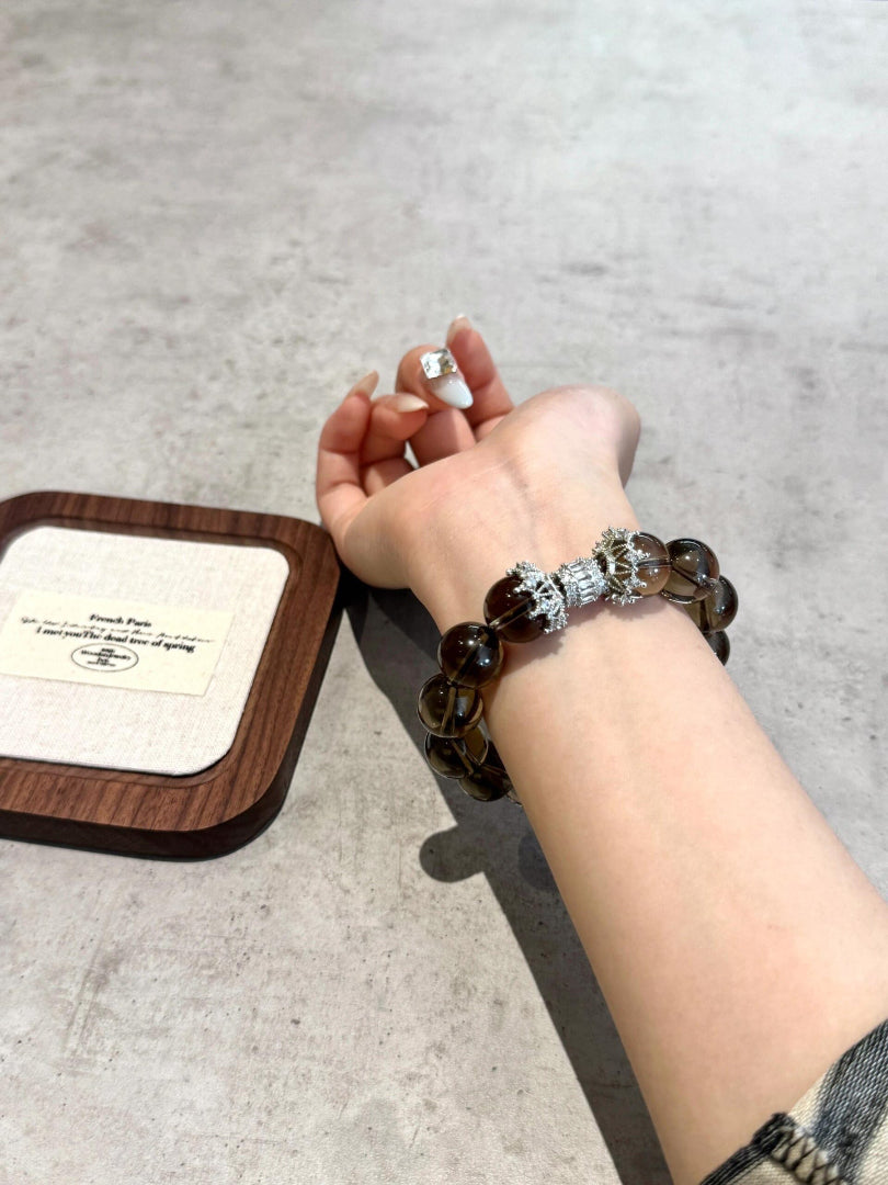 Handmade Smoky Quartz Bracelet | Classic Edition