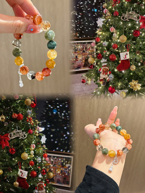 Beaded Citrine Bracelet | Festive Spectrum