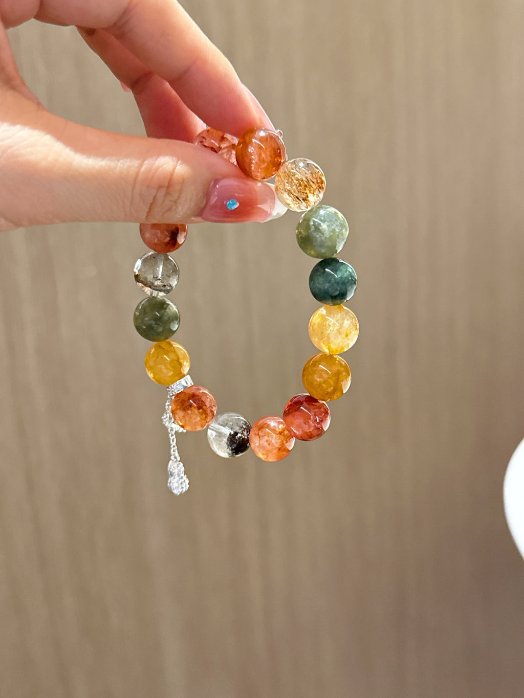 Beaded Citrine Bracelet | Festive Spectrum