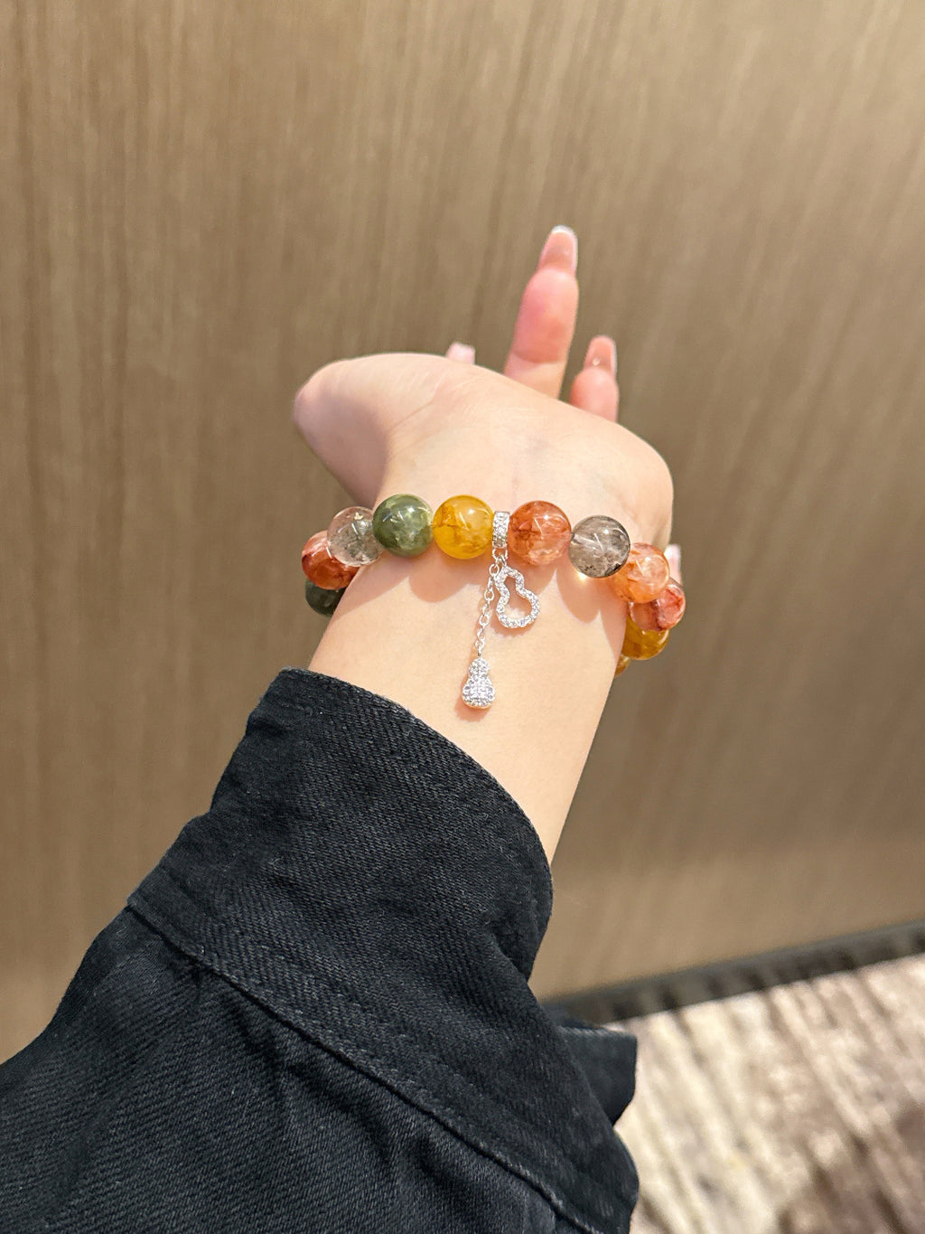 Beaded Citrine Bracelet | Festive Spectrum