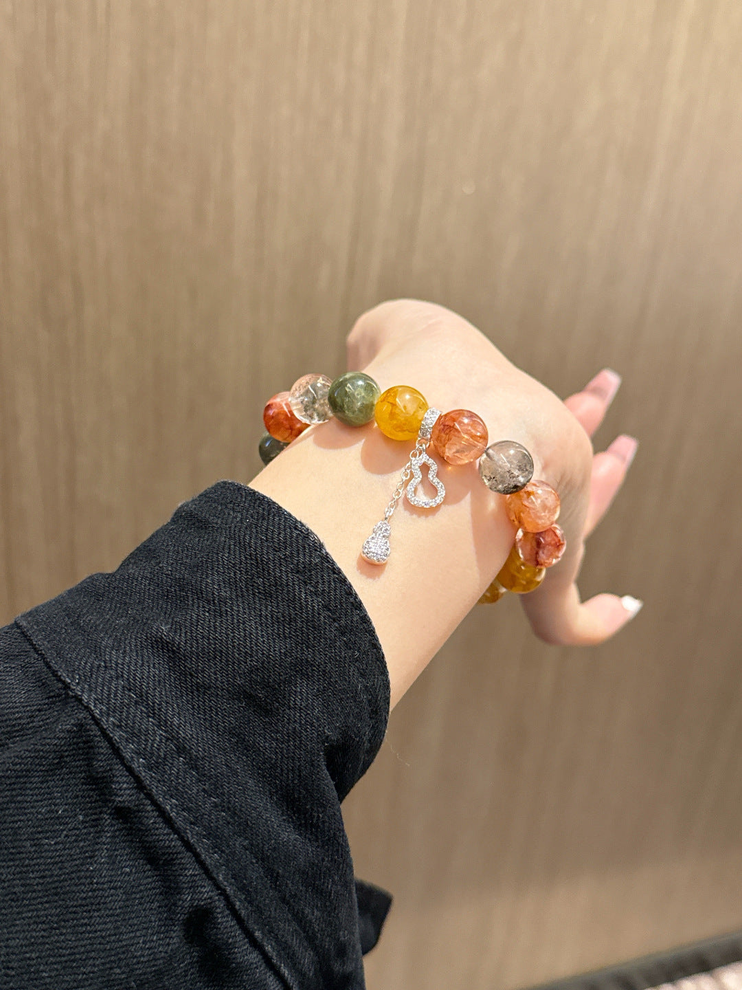Beaded Citrine Bracelet | Festive Spectrum