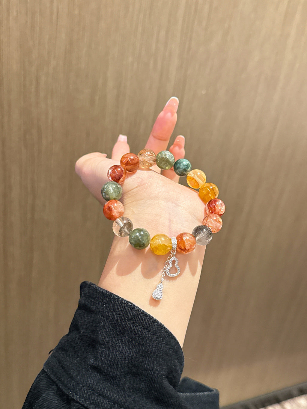 Beaded Citrine Bracelet | Festive Spectrum