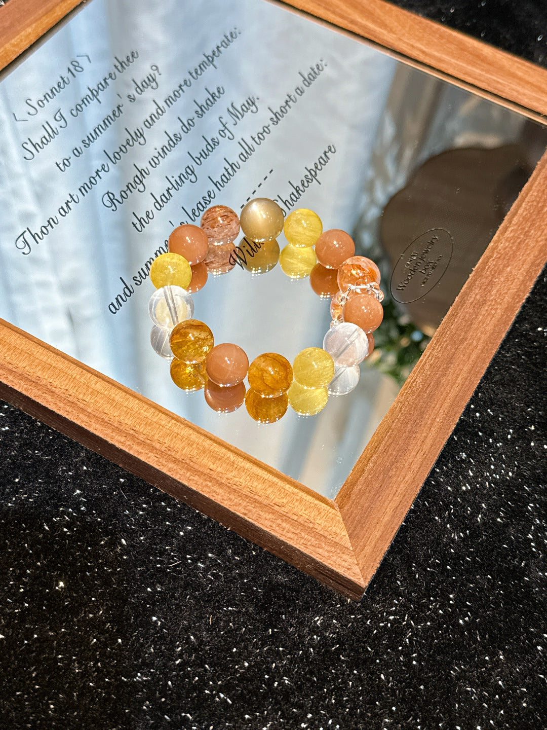 Citrine and Sunstone Bracelet | Apricot Halo