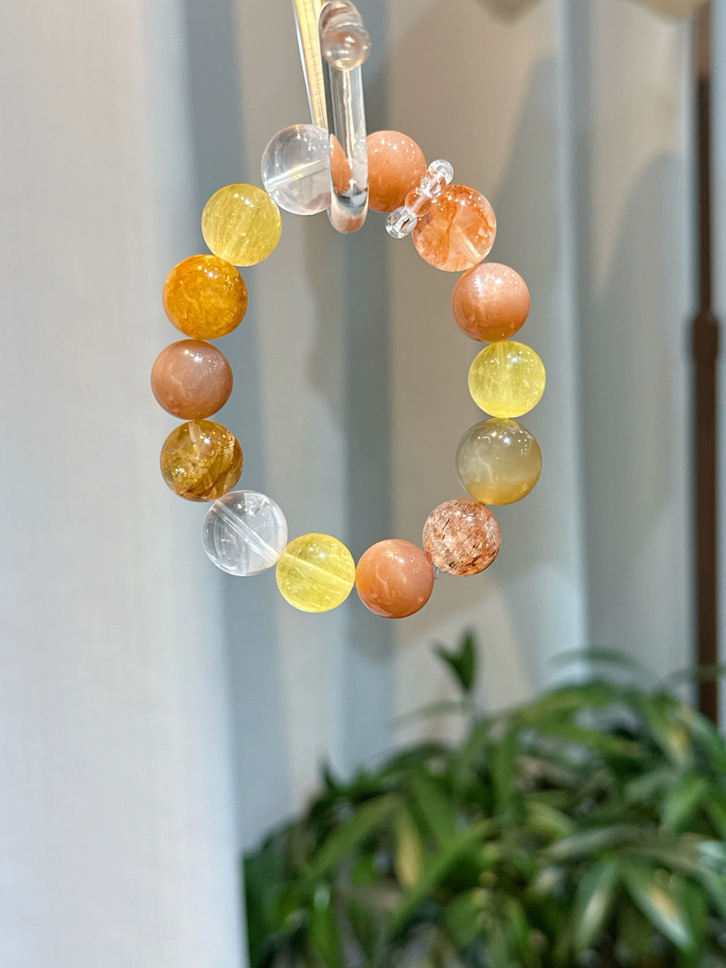 Citrine and Sunstone Bracelet | Apricot Halo