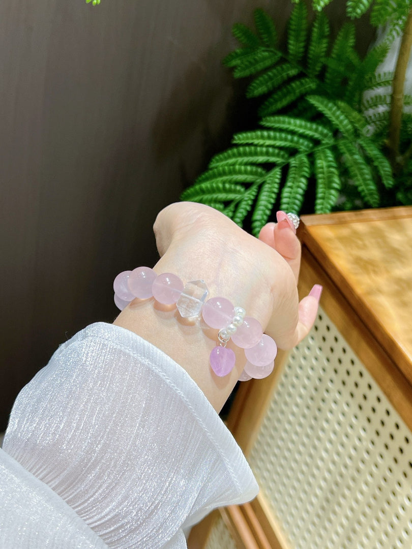 Rose Quartz Bracelet for Love | Petal Oath
