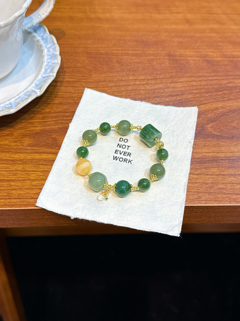 Jade and Citrine Bracelet | Jade Harvest