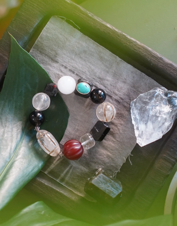 Handmade Black Tourmaline Bracelet | Tide Relic