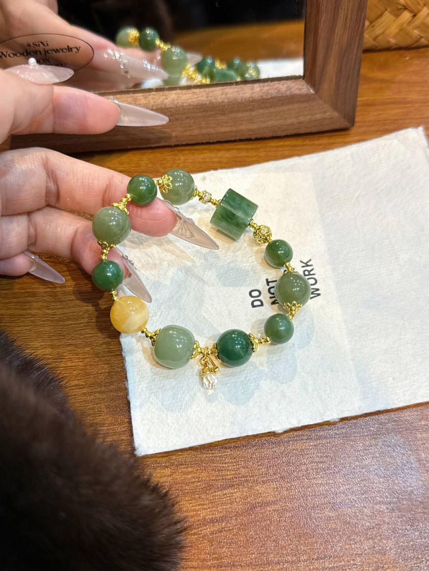 Jade and Citrine Bracelet | Jade Harvest