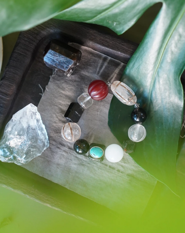 Handmade Black Tourmaline Bracelet | Tide Relic