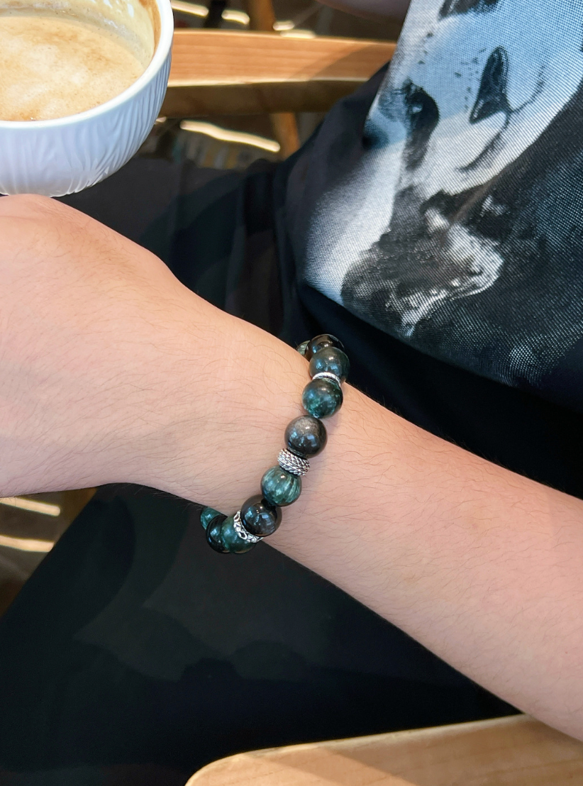 Green Phantom Quartz Bracelet | Deep Grove