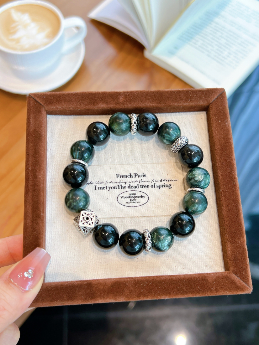 Green Phantom Quartz Bracelet | Deep Grove