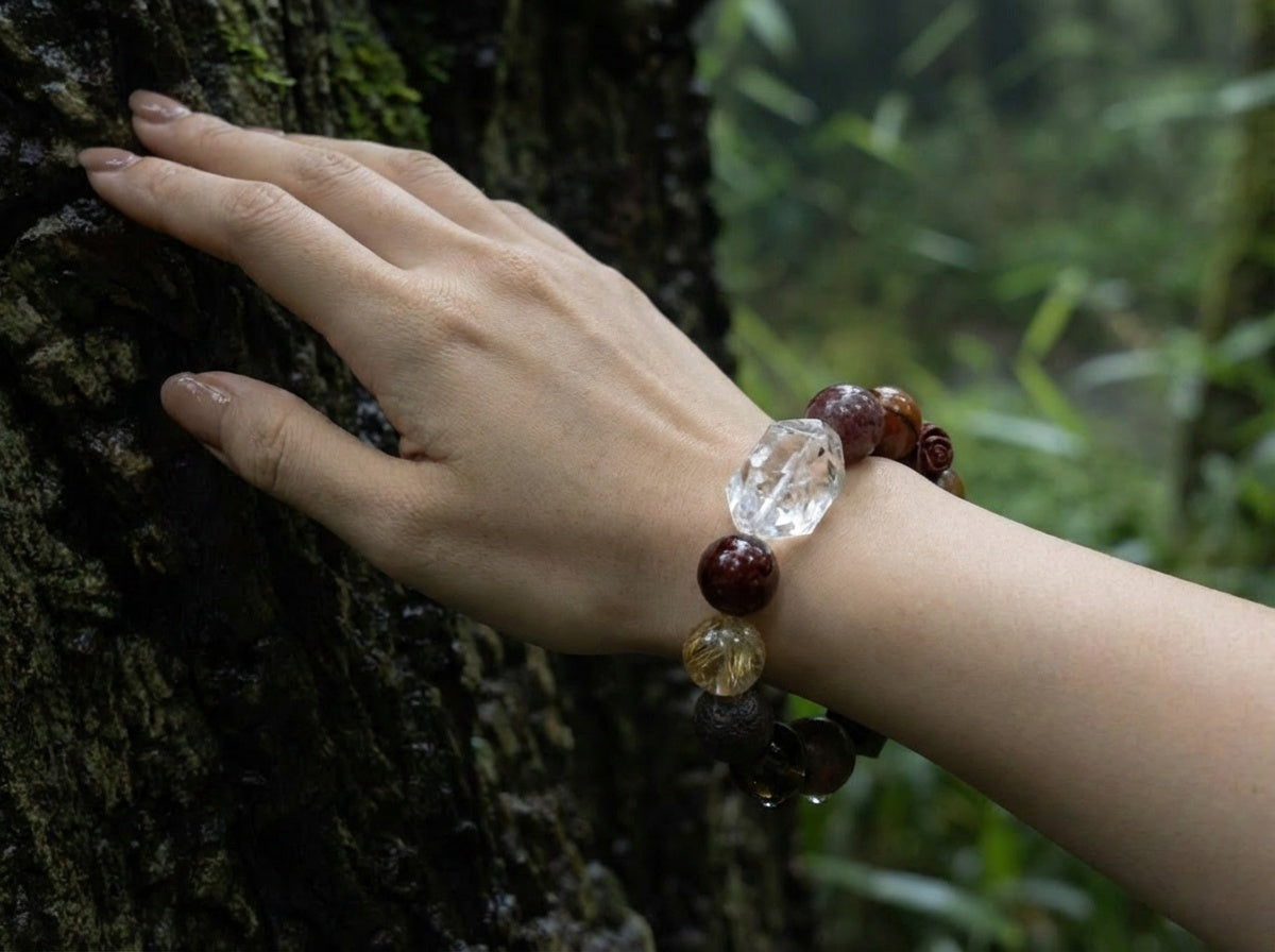 Faceted Agate Bracelet | Ember Relic