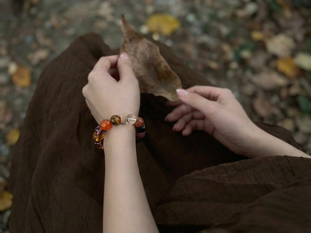 Carnelian and Garnet Bracelet | Ember Resin