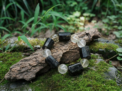 Black Tourmaline Bracelet for Protection | Hollow Pulse