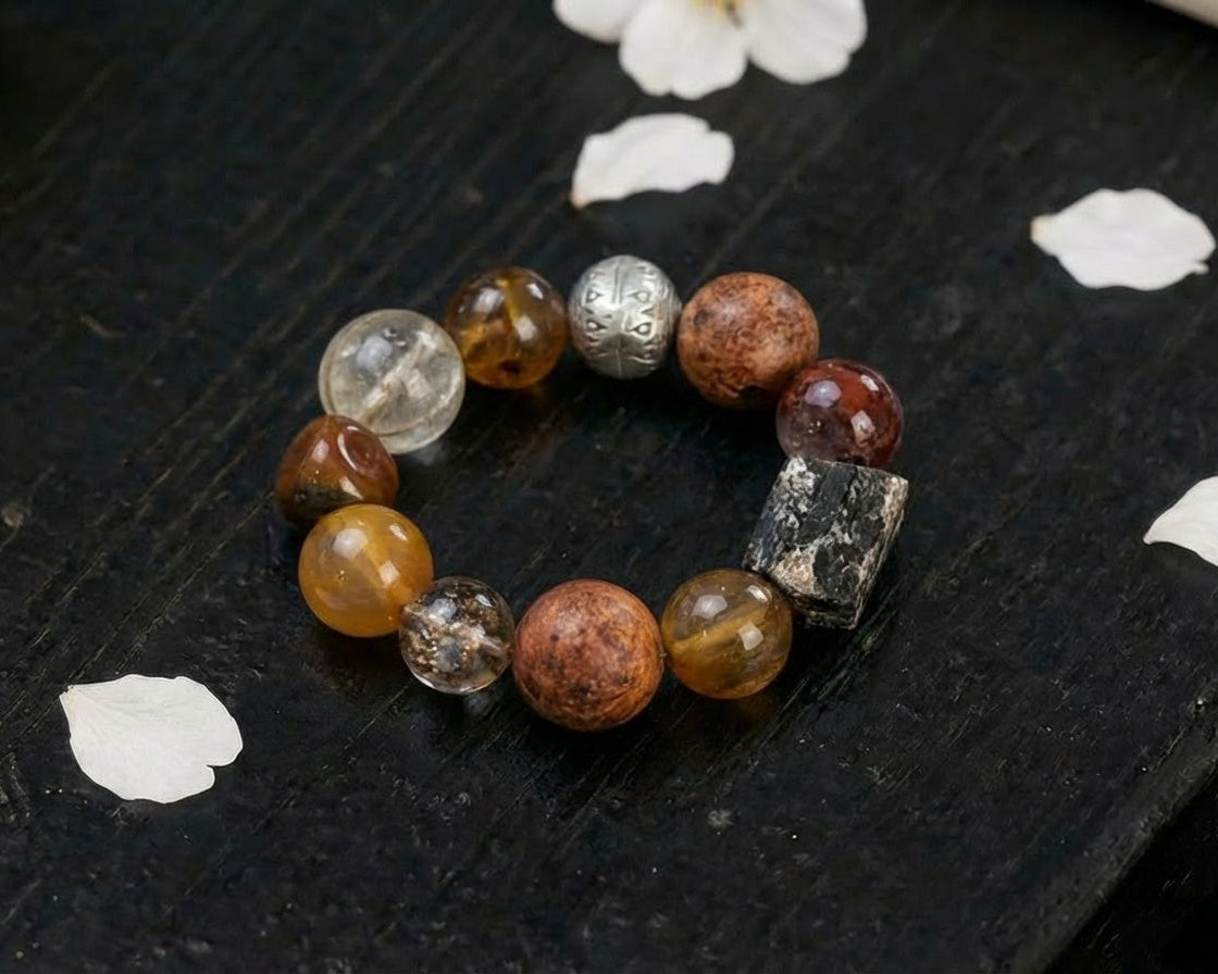 Tiger's Eye and Jasper Bracelet | Emberbank Field