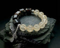 Faceted Citrine and Black Tourmaline Bracelet | Golden Divide