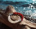 Beaded Pearl Bracelet | Crimson Grace