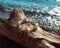 Faceted Rutilated Quartz Bracelet | Strata Flow