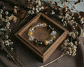 Citrine and Smoky Quartz Bracelet | Warm Gradient