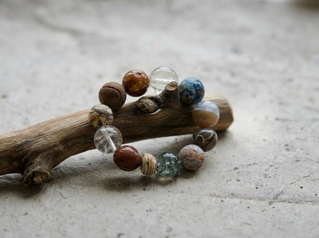 Gathered Pebble | Soft Mix Bead Bracelet