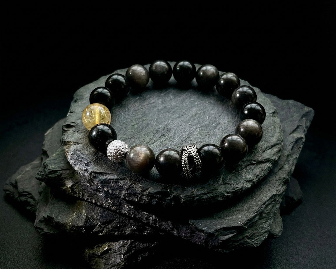 Obsidian Bracelet for Protection | Dragon Power