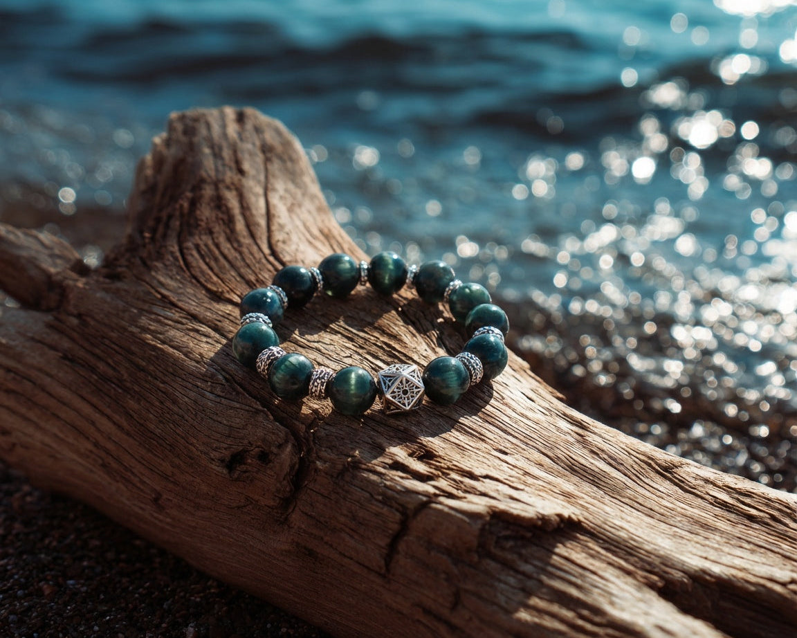 Green Phantom Quartz Bracelet | Deep Grove