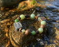Green Aventurine and Sandalwood Bracelet | Fern Hollow