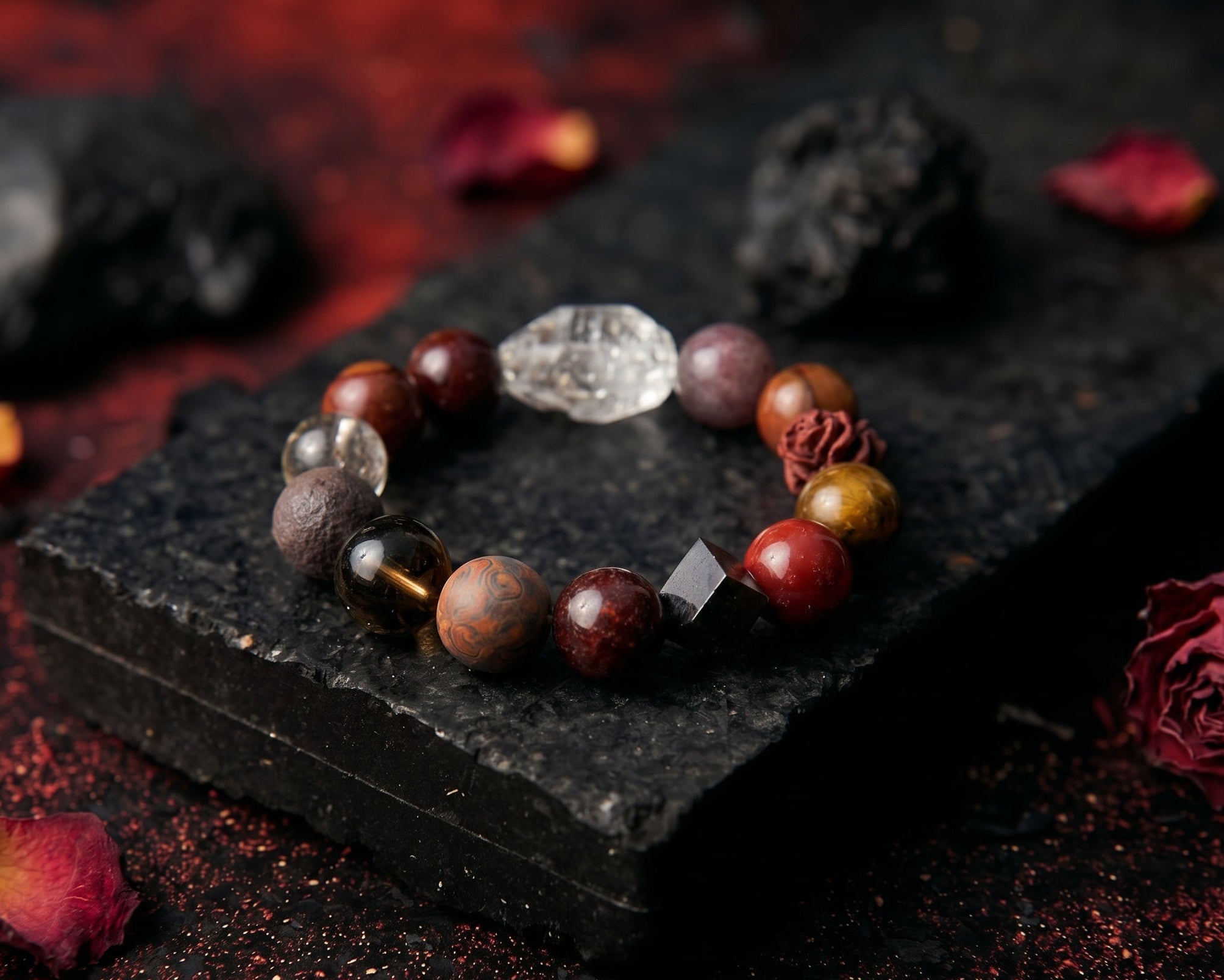 Faceted Agate Bracelet | Ember Relic