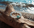 Faceted Aquamarine and Clear Quartz Bracelet | Sea Drift