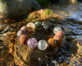 Handmade Tiger's Eye and Lava Stone Bracelet | River Archive