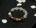 Smoky Quartz and Wood Bracelet | Ground Circuit