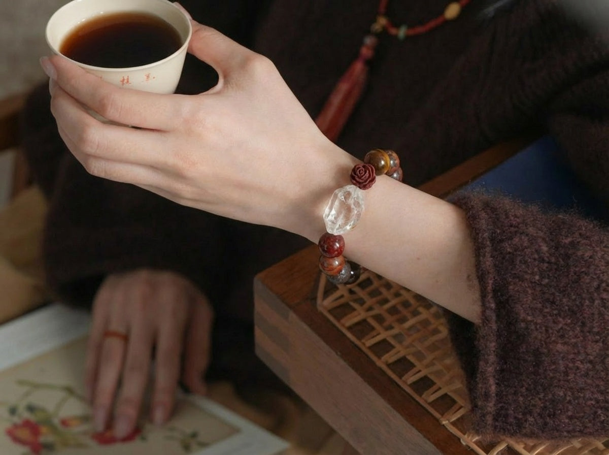 Faceted Agate Bracelet | Ember Relic