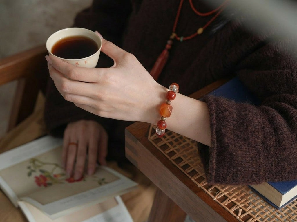 Handmade Agate Bracelet | Solar Drift