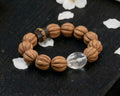 Beaded Agarwood Bracelet | Wood Grain Stillness