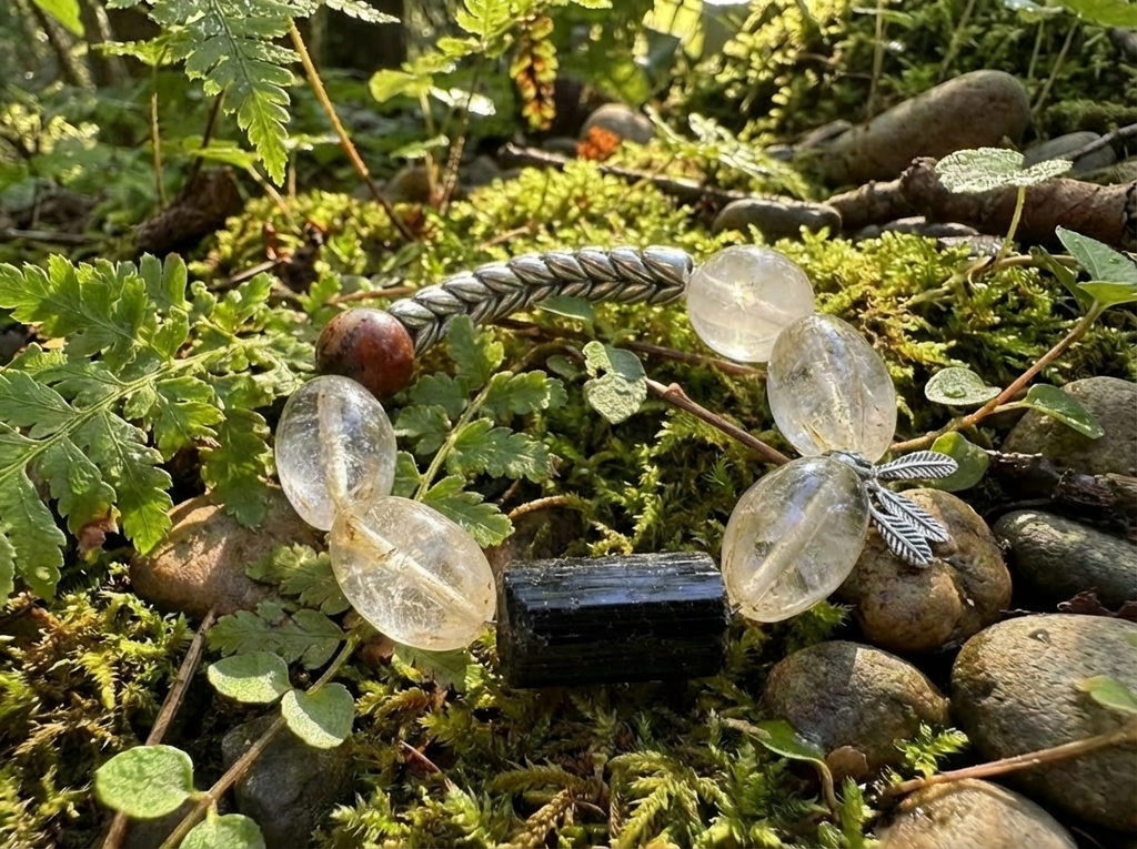 Handcrafted Black Tourmaline Bracelet | Grove Lumen