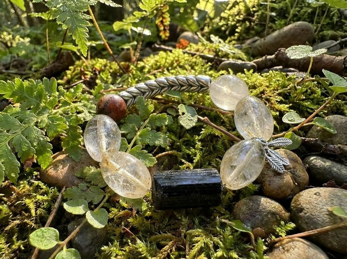 Handcrafted Black Tourmaline Bracelet | Grove Lumen